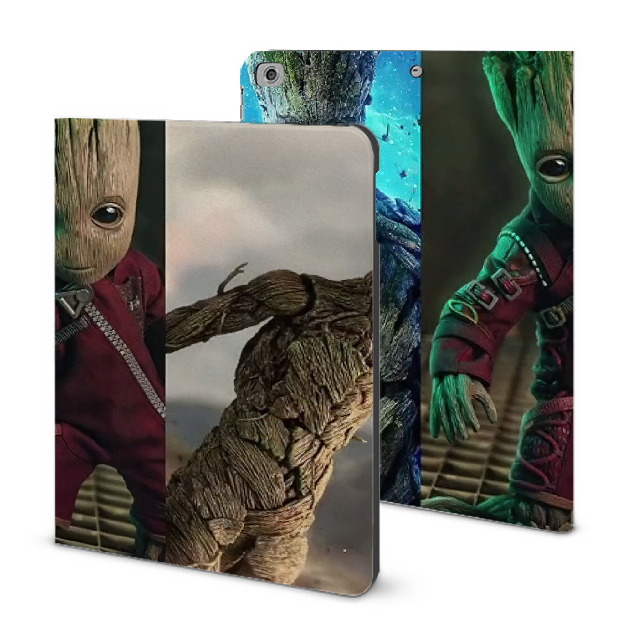 （画像用） アベンジャーズ The Avengers IPad ケース ブック型 PUレザー TPU 耐衝撃 軽量 薄型 ペン収納なし 全面保護 IPad 各モデル対応